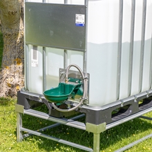 Tränke Set für IBC Container mit Montageplatte, Anschlussset und Niederdrucktränke