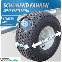 Anhänger für 1000 Liter IBC Tank - mobiler Wassertank, Wasserwagen für Weide und Hof