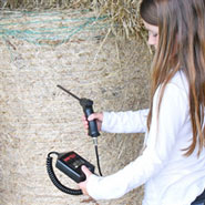 B-Ware: Digitales Feuchtigkeitsmessgerät für Heu und Stroh