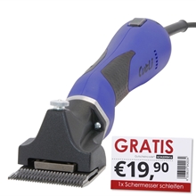 Lister "CUTLI" Pferdeschermaschine (blau) + 1x Schermesser schleifen GRATIS