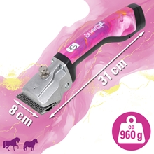 VOSS.farming Akku-Pferdeschermaschine Silvaris by Asculap, rosa + 2  Akkus