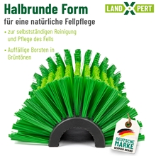 LandXpert Kratzbürste "Karla" geschwungen 45x21x11cm - für Pferde und Rinder zur Fellpflege