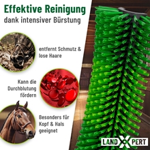 LandXpert Kratzbürste "Karla" geschwungen 45x21x11cm - für Pferde und Rinder zur Fellpflege