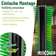 LandXpert Kratzbürste "Karla" geschwungen 45x21x11cm - für Pferde und Rinder zur Fellpflege