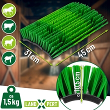 LandXpert Kratzbürste "Tamme" flexibel 45x31x11cm - für Pferde und Rinder zur Fellpflege