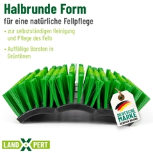 LandXpert Kratzbürste "Tamme" flexibel 45x31x11cm - für Pferde und Rinder zur Fellpflege