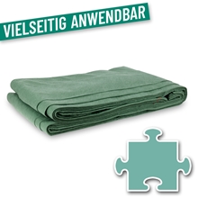 VOSS.farming Heuvlies 12,2 x 12,5m, Strohvlies, Strohballenschutz, Rundballen-Vlies 140g/m²