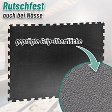 VOSS.farming Stallmatte Puzzlematte 120x90cm, 18mm - robuste Boxenmatte, Gummimatte