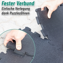 VOSS.farming Stallmatte Puzzlematte 120x90cm, 18mm - robuste Boxenmatte, Gummimatte