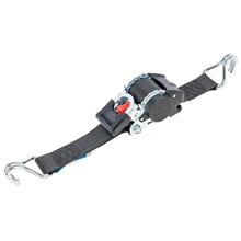 Automatik-Zurrgurt mit Aufrollfunktion, 3m, 50mm, schwarz