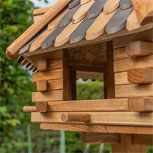 B-Ware: VOSS.garden "LilleHus" - hochwertiges Vogelhaus mit Dachschindeln