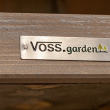 VOSS.garden "Norje" - hochwertiges Vogelhaus mit Kreuzstandfuß, weiß