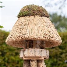 B-Ware: VOSS.garden Vogelhäuschen "Amrum" mit Reetdach - rund, Ø 45cm