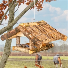 B-Ware: VOSS.garden Reetdach-Vogelhaus "Lehe", zum Aufhängen