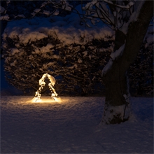 VOSS.garden LED-Weihnachtsbaum - LED-Gartenstecker Tannenbaum 90cm, Weihnachtsbeleuchtung