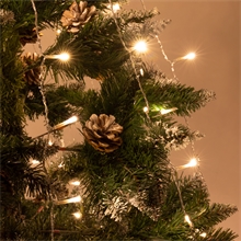 VOSS.garden LED-Baummantel, Weihnachtsbaum-Überwurf-Lichterkette, 8 Stränge á 2m, 200 LEDs