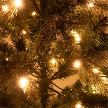 Künstlicher Weihnachtsbaum 150cm + 200 LEDs, Tannenbaum mit Standfuß
