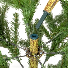 Künstlicher Weihnachtsbaum 180cm, Tannenbaum mit robustem Metallständer