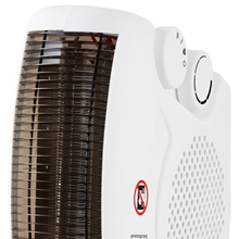 Heizlüfter 2000W mit 2 Heizstufen, Kaltluftfunktion, Thermostat & Überhitzungsschutz