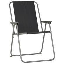 Campingstuhl klappbar - faltbarer Picknickstuhl mit Armlehnen, belastbar bis 110kg