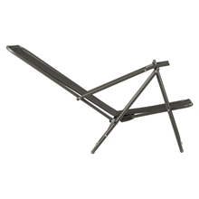 Strandstuhl klappbar - niedriger Campingstuhl mit hoher Rückenlehne, belastbar bis 110kg