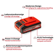 Einhell 18V 4,0Ah Power X-Change Plus Akku - für alle Power X-Change Geräte