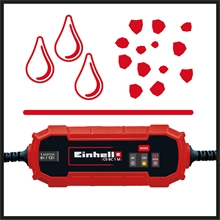 Einhell CE-BC 1 M Batterie-Ladegerät – intelligentes Batterieladegerät mit Mikroprozessorsteuerung