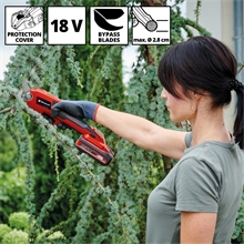 Einhell GE-LS 18 Li-Solo Akku-Astschere, 18 V, Baumschere, elektrische Gartenschere