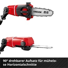 Einhell Akku-Multifunktionswerkzeug GE-HC 18 Li T-Solo, Heckenschere, Hochentaster, 18 V