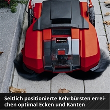 Einhell TE-SW 18/610 Li-Solo Akku-Kehrmaschine - 610mm Kehrbreite, 20L Schmutzbehälter