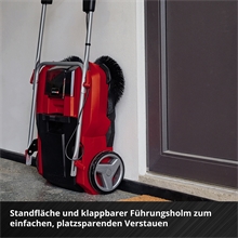 Einhell TE-SW 18/610 Li-Solo Akku-Kehrmaschine - 610mm Kehrbreite, 20L Schmutzbehälter