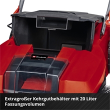 Einhell TE-SW 18/610 Li-Solo Akku-Kehrmaschine - 610mm Kehrbreite, 20L Schmutzbehälter