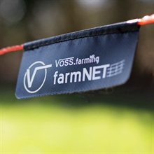 B-Ware VOSS.farming farmNET 50m Schafnetz, Schafzaun, Elektronetz, 90cm, 14 Pfähle, 1 Spitze, orange