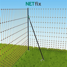 VOSS.farming "NetFix" - extra stabile Fiberglas-Strebe für Weidezaunnetze, 112cm, 2 Spitzen