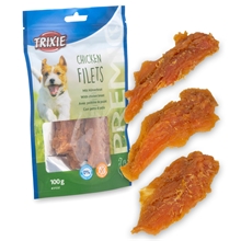Trixie PREMIO Chicken Filets, Hundeleckerli mit Hühnerbrust, 100g