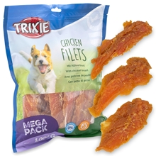 Trixie PREMIO Chicken Filets, Hundeleckerli mit Hühnerbrust, 1kg Megapack