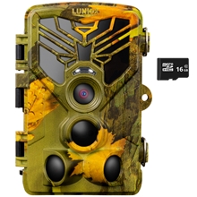 B-Ware: Wildkamera "LUNIOX VC24", Fotofalle 24MP + HD Video, inkl. 16GB SD Karte