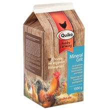 Quiko Hobby Farming Mineralgrit mit Magenkiesel, Mineralfutter für Hühner und Geflügel, 1,5kg
