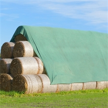 VOSS.farming Heuvlies 9,8 x 37,5m, Strohvlies, Rundballen-Vlies 140g/m², 3x 9,8 x 12,5m