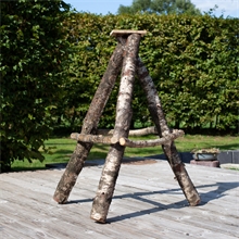 B-Ware: VOSS.garden Vogelhausständer aus Birkenholz "schwer", extrem standfest, 115cm
