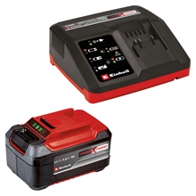 Einhell 18V 5,2Ah PXC 4A Fastcharger Starter Kit – Akku und Ladegerät für alle Power X-Change Geräte