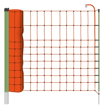 50m Kleintier/ Wildschutz-Netz, 65cm, 1 Spitze