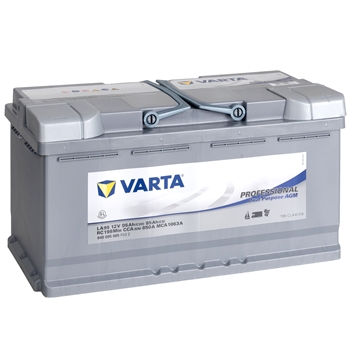 VARTA PROFESSIONAL Versorgungsbatterie, AGM Akku 12V/ 95Ah