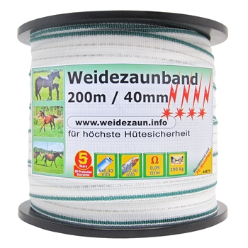 Elektrozaun Weidezaun Pferdezaun Band 102040mm Weidezaunband Fence-Guard 