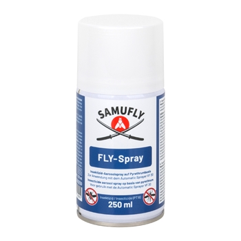 SAMUFLY FLY-Spray 250ml - Insekten-Spray, Insektenabwehr - Mittel gegen Fliegen, Mücken, Bremsen