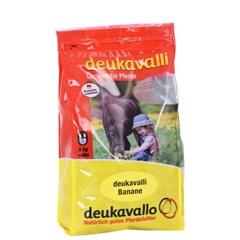 deukavalli Pferdeleckerlies - Banane, 1kg