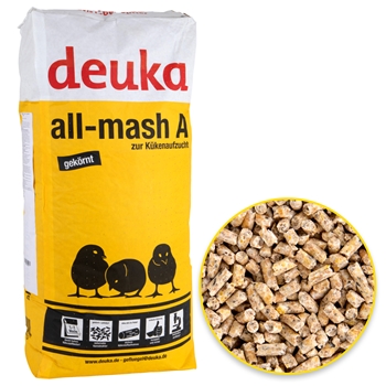 Deuka all-mash A gekörnt, ohne Kokzidiostatikum - Kükenfutter, 25kg