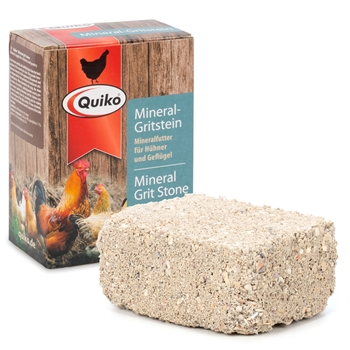 Quiko Hobby Farming Mineral-Gritstein - Mineralfutter für Hühner und Geflügel, 900g