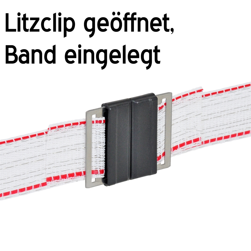 Litzclip Breitbandverbinder Weidezaun Elektrozaun Zaunverbinder 5 Stück NEU 
