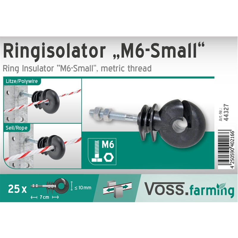 M6 145 mm "M6-Medium" 40x VOSS.farming Ring Insulator 